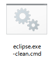 eclipse.exe -clean.cmdファイル【フリーランスエンジニア案件情報 | プロエンジニア】