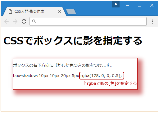 Cssでボックスに影をつける方法 Box Shadow プロパティ サービス プロエンジニア